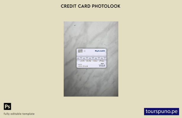 listo para imprimir plantilla frontal de aspecto fotográfico de tarjeta de dé 52